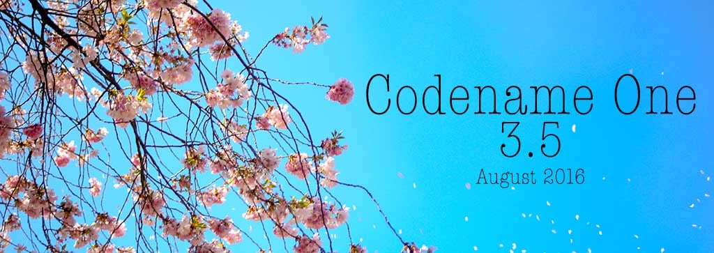 Codename One 3.5 Now Live